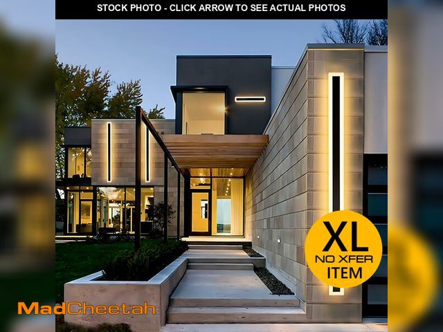 Lot 74-12820201 - RGZZUP 2Pack 71inch Long Outdoor Modern LED Wall Light,55W Waterproof IP65 Warm White 110V led Wall ...