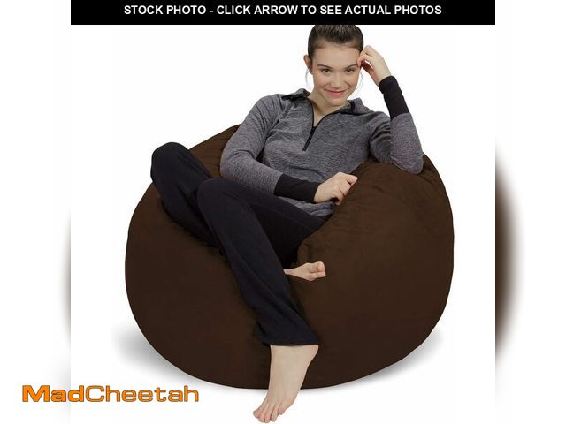 Lot 74-13582691 - Sofa Sack Bean Bag Chair Cover Only, for Adults and Kids,Without Filling Comfy Fluffy Round or Oval ...