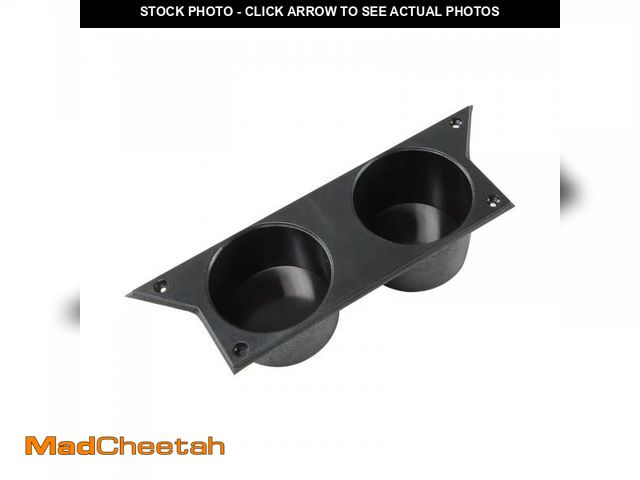 Lot 74-11545559 - 3rd Third Gen Camaro Dual Cup Holder Compatible with 1982-1992 Chevy Camaro,Black Cup Holder,Leak Pr...