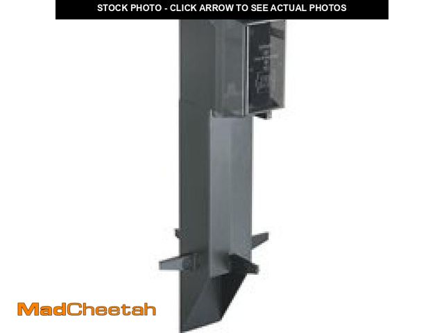 Lot 74-12541405 - Arlington Industries - GPD19B - GARD-N-POST - 19.5 Low-Profile Enclosure With Built In Cover - Black...