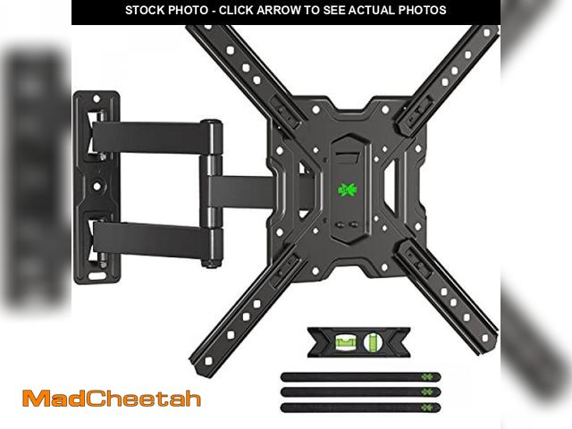 Lot 74-12333121 - USX MOUNT UL Listed TV Wall Mount for Most 26-60 Inch TVs, Wall Mount TV Brackets with Swivel, Tilt,...