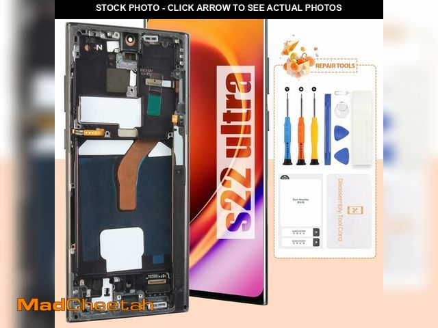 Lot 74-13628448 - OLED Screen for Samsung Galaxy S22 Ultra 5G Screen Replacement S22 Ultra 5G LCD Screen SM-S908B Touc...