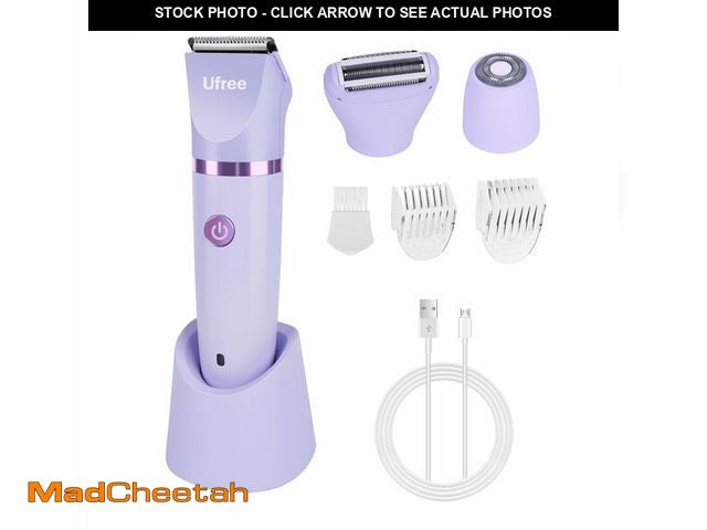 Lot 74-12979041 - Ufree Bikini Trimmer Electric Razors for Women, Rechargeable Pubic Body Hair Trimmer Electric Shaver...