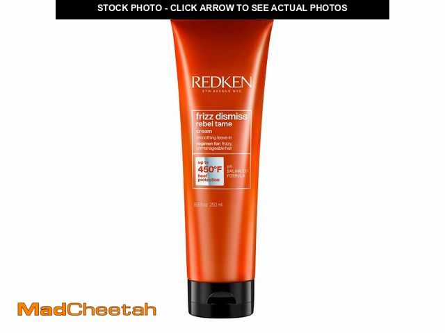 Lot 74-13964773 - Redken Frizz Dismiss Rebel Tame Heat Protective Leave-In Cream For Frizzy Hair - Protects Hair Again...
