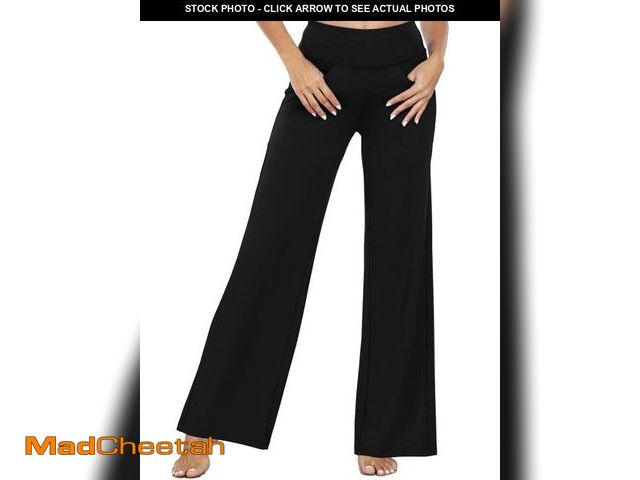 Lot 74-12486943 - NELEUS Womens 31" Wide Leg Pants Athletic Yoga Stretch Loose Legging Casual Sweatpants with Pockets,...