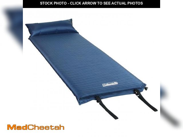 Lot 74-12405634 - Coleman Self-Inflating Sleeping Pad with Pillow, Lightweight Inflatable Camp Pad with Extra Support ...