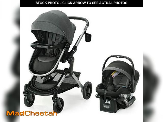 Lot 74-11360343 - Graco Modes Nest Travel System with Adjustable Reversible Seat, Pram Mode, Lightweight Aluminum Fram...