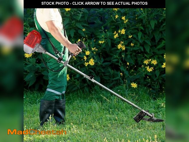 Lot 74-14586906 - 4-in-1 Weed Eater58cc Gas String Trimmer,Brush Cutter Straight Shaft Red - UNUSED