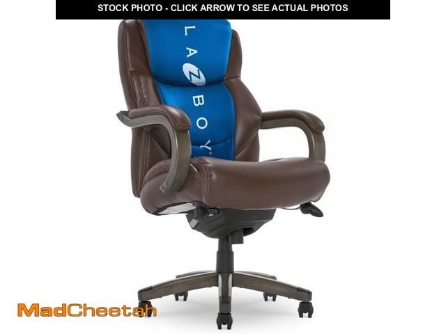 Lot 74-12541174 - La-Z-Boy Delano Big &amp; Tall Executive Office Chair, Ergonomic Mid-Back Lumbar Support, ComfortCor...