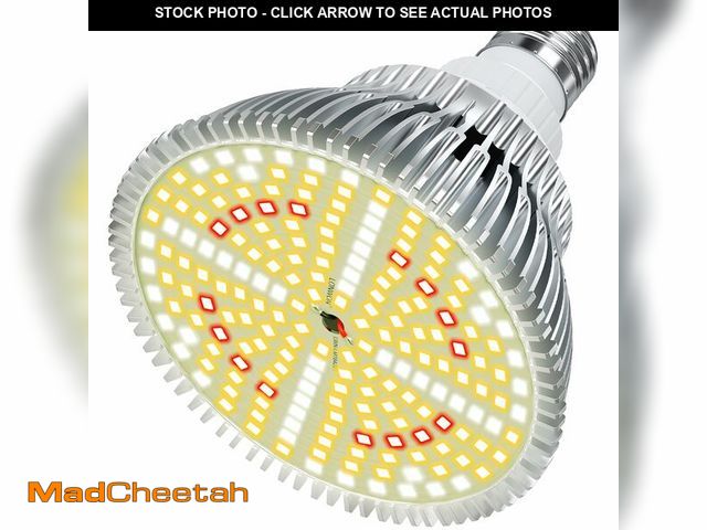 Lot 74-14336617 - Lonwon Grow Light Bulbs for Indoor Plants, Plant Light Bulbs for Indoor Growing, Full Spectrum E26 L...