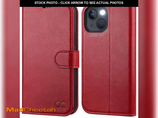 Lot 74-12219109 - OCASE Compatible with iPhone 13 Wallet Case, PU Leather Flip Folio Case with Card Holders RFID Block...