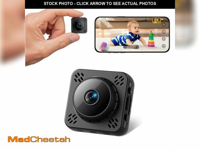 Lot 74-12717006 - Shibet Hidden Camera, Nanny Cam Wireless, 2K Mini Security Camera WiFi/No WiFi Use, Free Cloud &amp;...