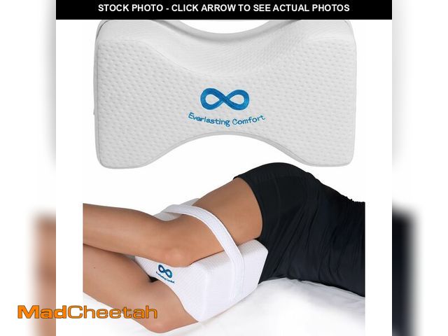 Lot 74-13624527 - Everlasting Comfort Memory Foam Knee Pillow for Side Sleepers Ã¢â¬â Sciatica Pain Relief Pillow, ...