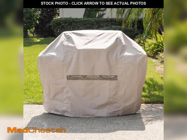 Lot 74-12484063 - Universal Premium Tan Grill Cover 65 in. - UNUSED