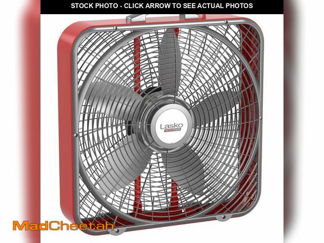 Lot 74-14353511 - Lasko 20" Pro-Power 3-Speed Industrial Grade Box Fan, B20548 - UNUSED