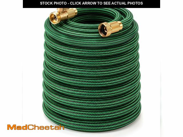 Lot 74-13994272 - NON-EXPANDABLE Garden Hose 75 ft, Heavy Duty Flexible Water Hose, Kink Resistant Lightweight Hybrid ...