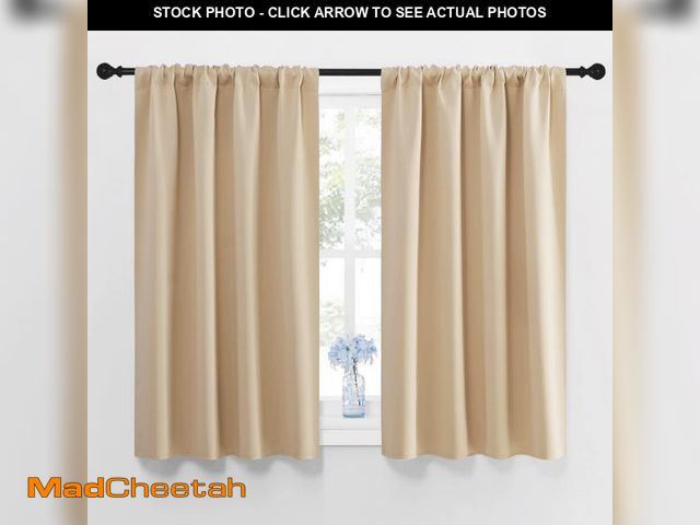 Lot 74-12440123 - NICETOWN Blackout Room Darkening Curtains - Home Decoration Light &amp; Noise Reducing Thermal Insul...