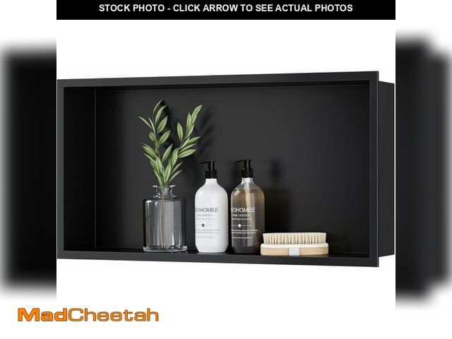 Lot 74-13710223 - Neodrain Shower Niche, Shower Niche Bathroom Shelf, (Outside Size 25.1"x13.1") (Inner Size 24" X 12"...