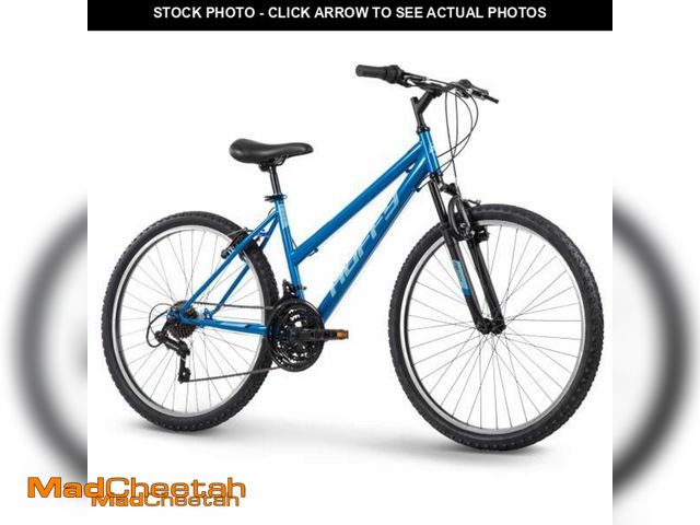 Lot 74-12010423 - Huffy Stone Mountain Womens 26 Inch Mountain Bike, Deep Sea Gloss Frame, 21-Speed Shimano Twist Shif...