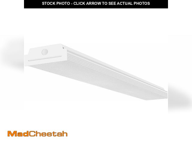 Lot 74-13066024 - FAITHSAIL 4FT LED Wraparound 40W 4 Foot LED Shop Lights for Garage, 4400lm 4000K Neutral White, Wrap...