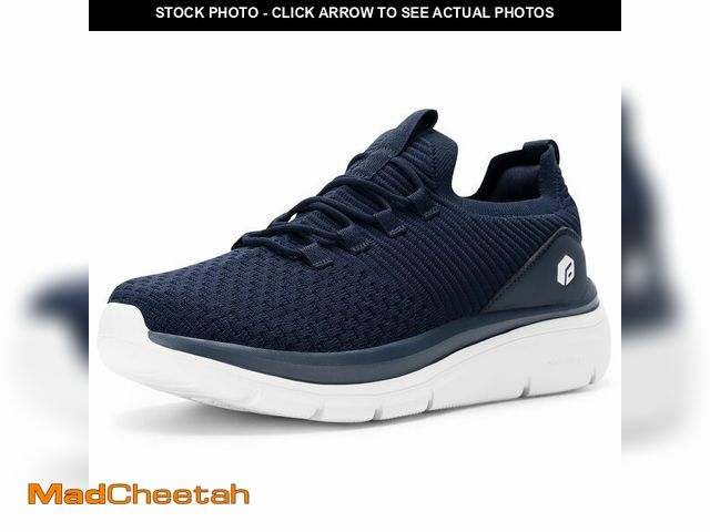 Lot 74-14297011 - FitVille Extra Wide Slip on Shoes for Men, Lightweight and Breathable Mens Wide Slip on Shoes Max Cu...