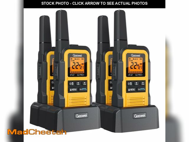 Lot 74-14297321 - Gaswei G2Pro+ Heavy-Duty Walkie Talkies IP67 Waterproof Two-Way Radios with NOAA Weather Alert &amp;...