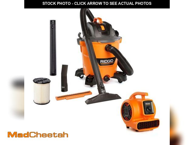 Lot 74-14280259 - RIDGID 12 Gal. 5.0 Peak HP NXT Shop Vacuum - USED