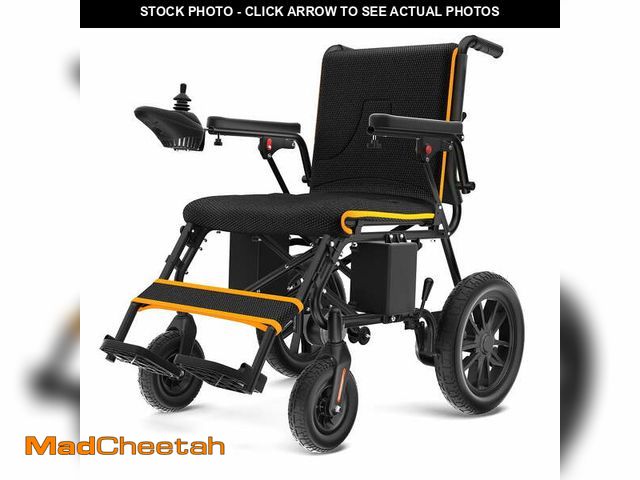Lot 74-14310493 - COOLHUT Electric Wheelchair 20+ miles Range All Terrain, Portable Motorized Wheelchair for Seniors, ...