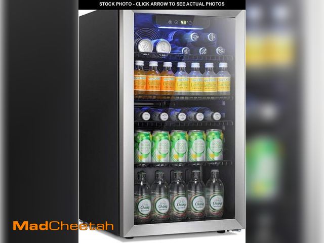 Lot 74-12204873 - Antarctic Star Beverage Refrigerator Cooler -120 Can Glass Door Mini Fridge, for Soda Cola Beer or W...