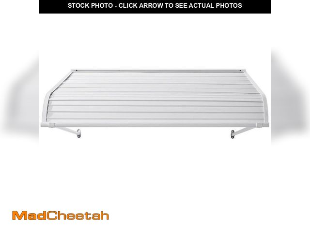 Lot 74-14589772 - SVOPES 48 x 42 in. Aluminum Awning, Sturdy, Lightweight Cover Shields Entrances, Windows, Patios, an...