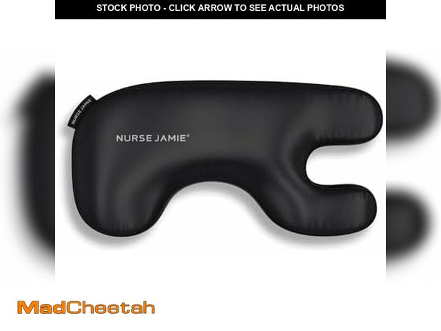 Lot 74-13042318 - Nurse Jamie Beauty Bear Memory Foam Skincare Pillow - Black Satin Anti-Wrinkle Pillow for Sleep Line...