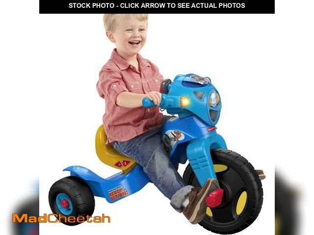 Lot 74-13800694 - Fisher-Price Toddler Tricycle Nickelodeon PAW Patrol Lights &amp; Sounds Trike, Toy Bike with Handle...