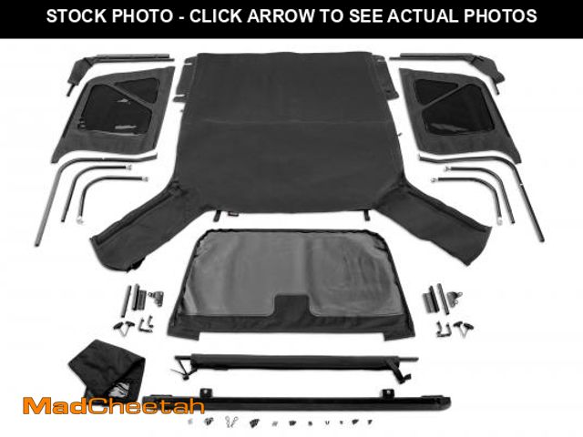 Lot 74-12281592 - Rugged Ridge | Black Diamond Soft Top | Complete Assembly w/Frame | 13785.35 | Fits 1997-2006 Jeep W...
