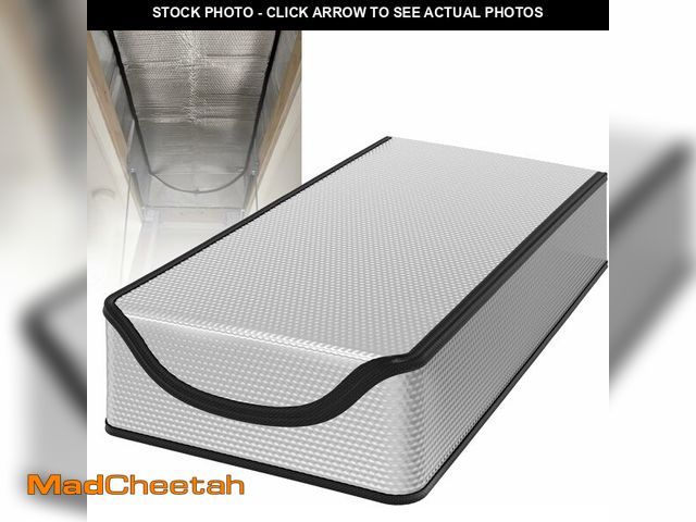 Lot 74-12334050 - YOUEON Extra Thick Attic Door Insulation Cover 25"x54"x11", Double Bubble Attic Stairs Insulation Co...