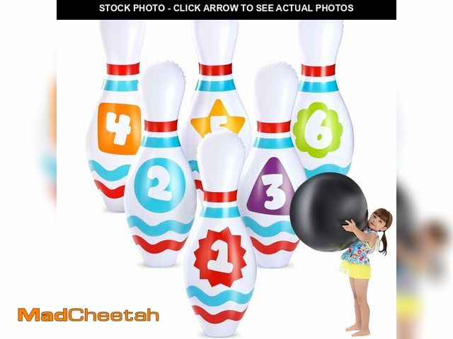 Lot 74-14149113 - JOYIN Giant Inflatable Bowling Set for Kids and Adults, Christmas Birthday Party Games, Kids Educati...