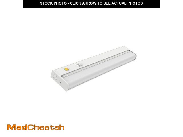 Lot 74-12804037 - Commercial Electric Direct Wire Aluminum 18 in. LED White CCT Changing Under Cabinet Light - UNUSED