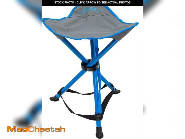 Lot 74-12138181 - ALPS Mountaineering Tri-Leg Stool - Gray/Ocean, New - UNUSED