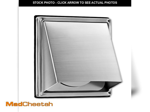 Lot 74-12602927 - FRESH SPEED 4-Inch External Extractor Wall Vent Cushioned Non Return Flap - USED