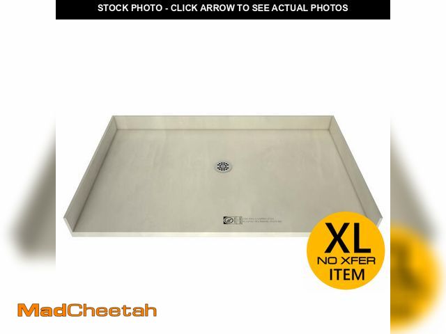 Lot 74-12569665 - Tile Redi USA B3572C-BFRDPVZ Redi Free Shower Pan, 72" W x 35" D, Polished Chrome - UNUSED