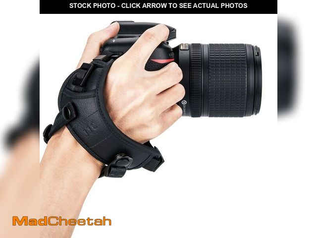 Lot 74-13544514 - JJC Deluxe Microfiber Camera Hand Strap, Secure Padded Camera Holder Wrist Strap for Canon Nikon Son...