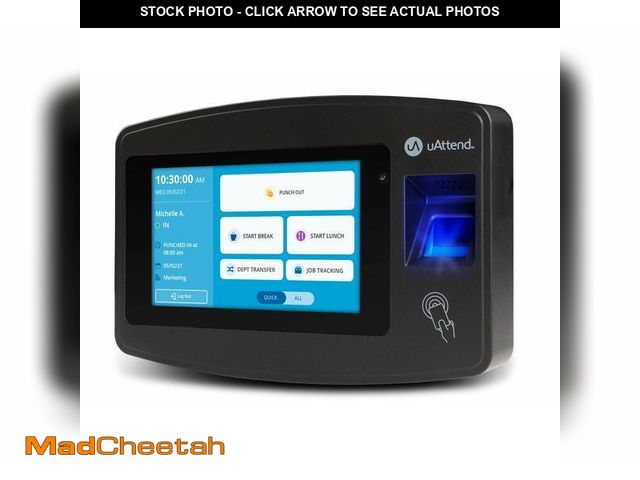 Lot 74-12882764 - uAttend JR2000 Biometric Fingerprint, RFID, PIN Time Clock for Small Business Ã¢â¬â Cloud-Based A...