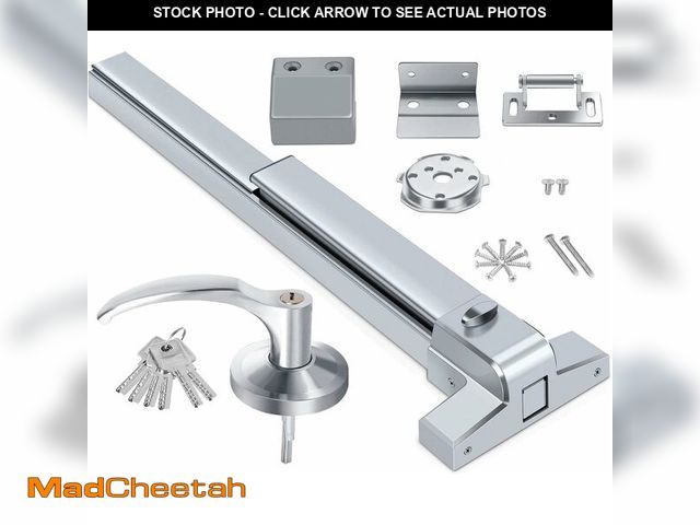 Lot 74-13697974 - FAHKNS Panic Bars for Exit Doors Hardware Push Bar Door Push Bar Device Lock Aluminum Emergency Acce...