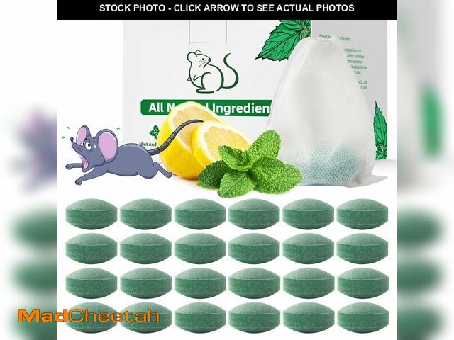 Lot 74-14271138 - Pest Rodent Repellent, 24 Pack Peppermint Oil Repellent for Mouse Rats Spider Roach Ant Squirrel Pes...