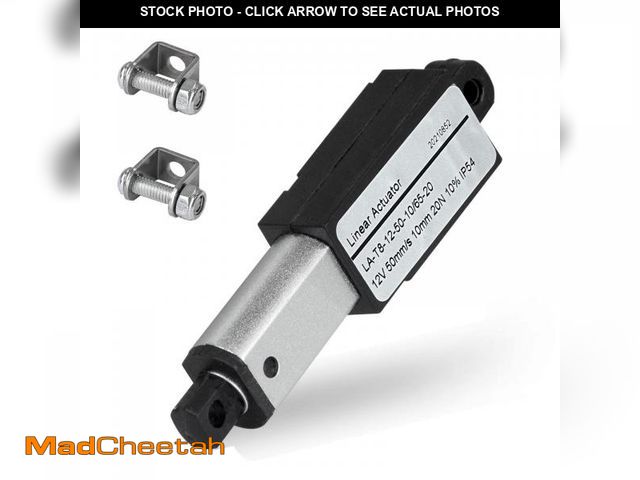 Lot 74-12214812 - DC HOUSE Mini Electric Linear Actuator Stroke 0.4"Ã¢â¬âForce 4.5 lbsÃ¢â¬â12V | High-Speed 1.97...