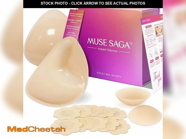 Lot 74-14354876 - Muse Saga Push Up Sticky Bra Inserts for Backless and Strapless Outfits - UNUSED