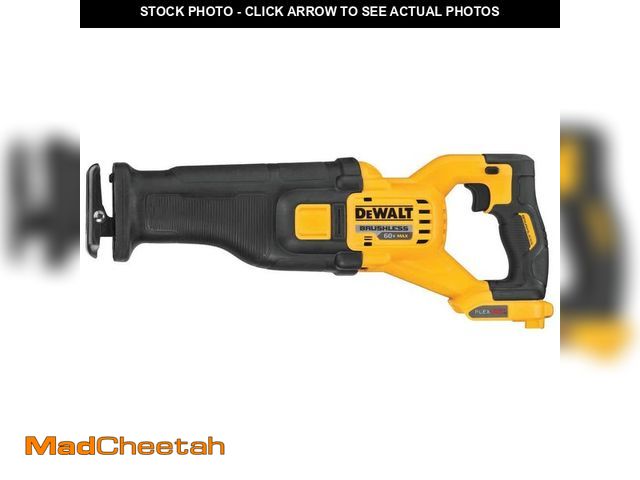 Lot 74-12591968 - *DIRTY* DEWALT FLEXVOLT 60V MAX Cordless Brushless Reciprocating Saw (Tool Only) *DIRTY*  - USED
