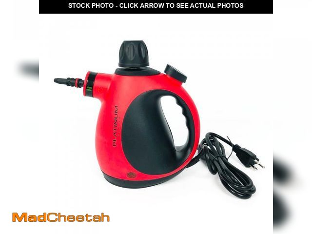 Lot 74-12526352 - Platinum Series Deep Cleaning Pressurized Handheld Steamer Tool, 1200 Watts, 10 Pieces - UNUSED
