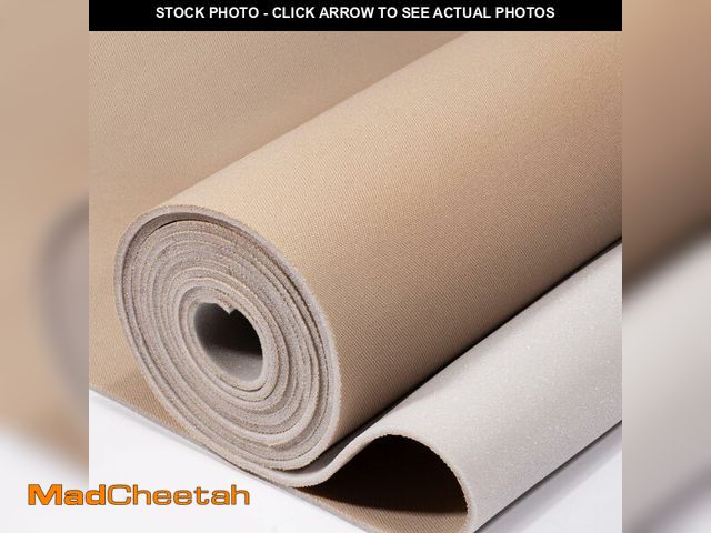 Lot 74-14612551 - Babnecl Auto Headliner Fabric 96" L Ãâ 60" W Mesh Type with Foam Backing - Tube Packaging - Brown...