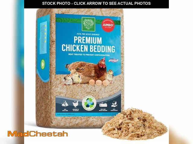 Lot 74-13844830 - Small Pet Select Pine Shavings Chicken Bedding, Chicken Coop Bedding, Wood Shavings, Great for Hen N...