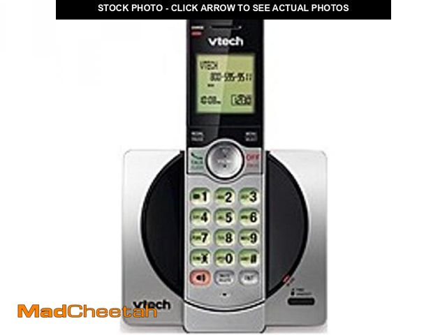 Lot 74-12422263 - VTech DECT 6.0 Expandable Cordless Phone with Call Block  CS6919 (Silver &amp; Black) - USED